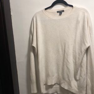 Off white crew neck sweater